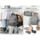 thumbnail image 3 of Mochila Pañalera Maternal Con Mudador Gris LuBabycas, 3 of 8