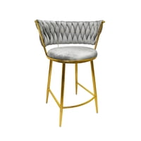 Habita2 Chile - Silla De Bar Queen 66Cm Fijo - Gris