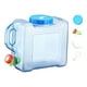 thumbnail image 1 of Contenedor De Agua Portátil Con Grifo Cubo De Agua Resistente Para Mochila De Senderismo 5 Litros, 1 of 3