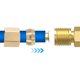 thumbnail image 4 of Uxcell 100 piezas de férulas de compresión de latón, kit de surtido de accesorios de compresión para tubos de 5/8" de diámetro exterior, 4 of 5
