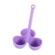 thumbnail image 1 of Cesta De Soporte Para Huevos Y Vapor, Cesta Para Huevos, Caldera Para Cocina, Encimera, Nevera, Violeta, 3 Agujeros, 1 of 5