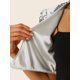 thumbnail image 5 of Cárdigan Corto de Fiesta con Lentejuelas y Manga Corta Abullonada Abierto para Mujer INSPIRE CHIC L plata, 5 of 6