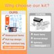 thumbnail image 4 of Botiquín de primeros auxilios WELL-STRONG, impermeable, con tapa enrollable, 4 of 9