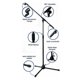 thumbnail image 3 of Soporte Pedestal De Micrófono Con Boom Metálico Atril, 3 of 5