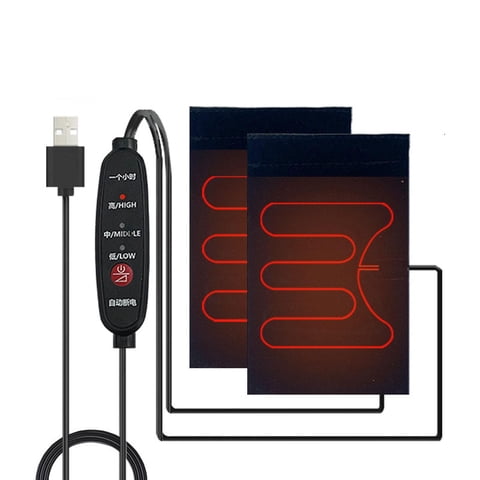 Magideal - Puños Calefactables Para Motocicleta, Calentador De Manillar De 5 V, Equipo Térmico De Invierno, Manillar Calefactable Para Motocicletas.