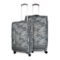 Nautica - Pack 2 Maletas De Tela M+L Barham Gris