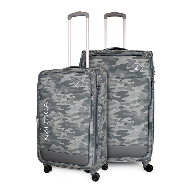 Nautica - Pack 2 Maletas De Tela M+l Barham Gris