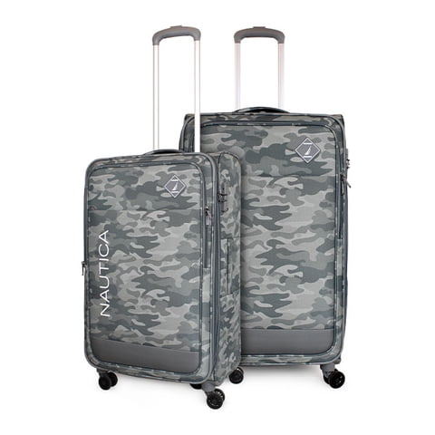 Nautica - Pack 2 Maletas De Tela M+L Barham Gris