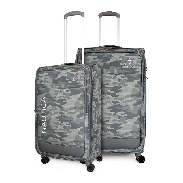 Nautica - Pack 2 Maletas De Tela M+L Barham Gris