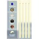 thumbnail image 3 of Velas tipo pilar Hyoola 41 cm Marfil 8 unidades sin goteo, 3 of 6