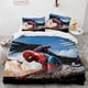 thumbnail image 1 of x2334 Bed SheetsCartoon Spider Man Duvet Cover Set Spiderman Bedding Set Bed Cover Universal Pillowcase Room Decoration Boy Girl Gift 3-Piece Bedding Set (1 Duvet Cover + 2 Pillow Shams) nj2334, 1 of 5