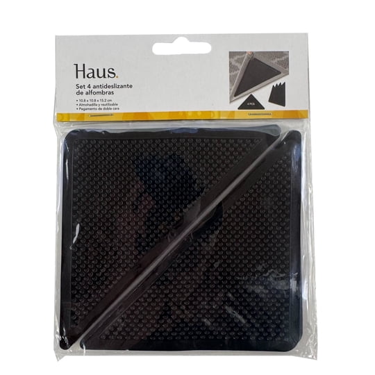 Set 4 Antideslizantes Para Alfombras 40x70 Haus
