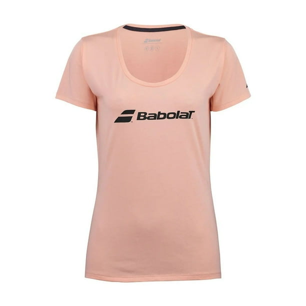 Polera Babolat Exercise Tee Women Rosa Tenis Padel