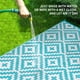 thumbnail image 4 of Alfombra Kalafun 244 × 305 cm Azul y Blanca para Exterior de Plástico, 4 of 7