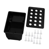 Magideal - Kit Hidropónico Completo De Cultivo Interior Exterior Con Diseño Práctico Para Hierbas Vegetales Y Flores Adecuado Para Balcón Oficina Jardín