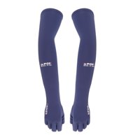Magideal - Mujeres Hombres De De Refrigeración Guantes Sin Cubrir Antideslizante Ejercicio De Camping Para Escalar Mochilero Baloncesto , Azul