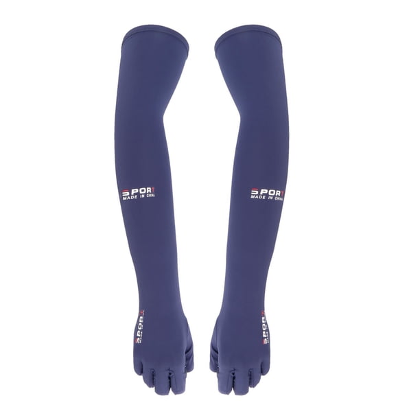 Mujeres Hombres de de refrigeración Guantes sin Cubrir Antideslizante ejercicio de camping para escalar Mochilero Baloncesto , Azul