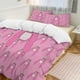 thumbnail image 1 of Pink Hat Gorilla Tag Comforter Set Soft 3 Pcs Twin Bedding Sets Thicken for All Season, 1 of 5
