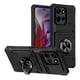 thumbnail image 2 of Para Motorola Moto G Play 2025 Funda de Teléfono con Soporte de Anillo para Dedo y Pata de Apoyo, Ranuras para Tarjetas, Resistente a Golpes de Alta Resistencia, Protectora Resistente Que Funciona, 2 of 7