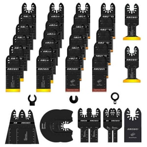 Hojas De Sierra Oscilantes Amzwei 35 Piezas Para Madera, Metal Y Plástico