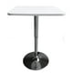 thumbnail image 1 of Mesa Comedor De Altura Regulable Cuadrada 60 Cm Color Blanco, 1 of 3