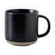 thumbnail image 4 of Taza de café de cerámica, taza de té para adultos y niños, taza de leche reutilizable de 350ml, taza de café para bebidas, café con leche, jugo, cocin Negro, 4 of 5