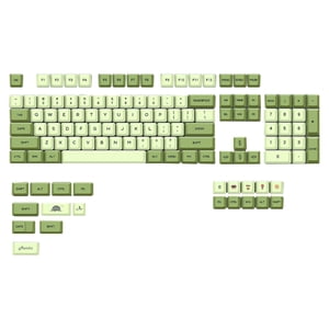 Bothyi - Cubierta De Teclas Pbt De 124 Teclas Para Teclado 87 98 104 108 61 63 64 68 75 Inglés