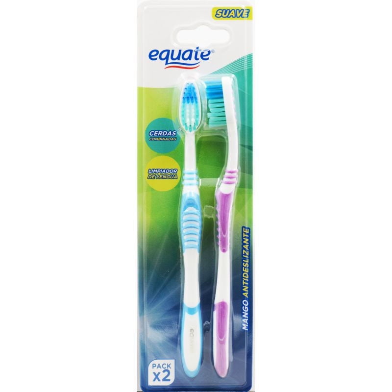 Cepillo Dental Suave 2 Un Equate