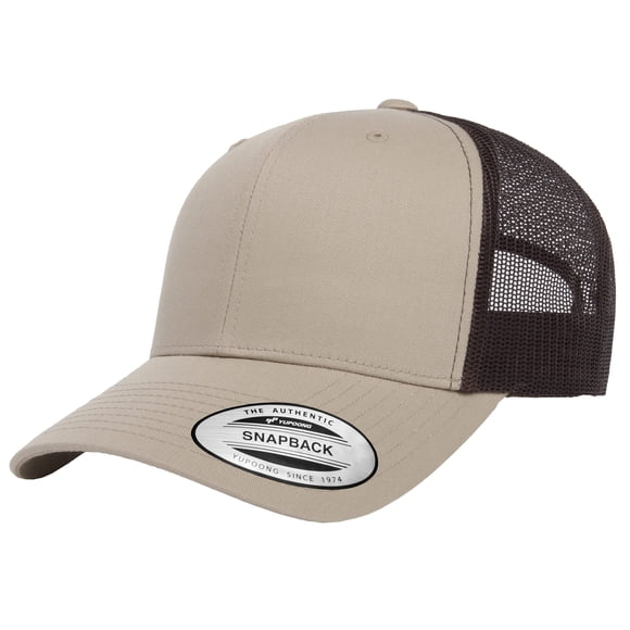 Gorra Yupoong YP Classics Retro Trucker de malla bicolor