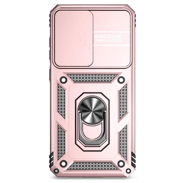 Estuche GANGXUN para Samsung Galaxy S24 FE, soporte giratorio 360°, estilo mecánico y magnético