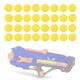 thumbnail image 4 of Paquete de 100 balas rellenas redondas blandas de EVA universales para pistola de juguete Rival (amarillas), 4 of 8