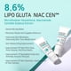 thumbnail image 3 of Limpiador Facial APLB Glutatión Niacinamida 80ml Lipo Gluta, 3 of 3