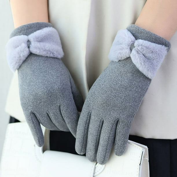 Women's Winter Fleece Gloves: Warm & Windproof - Perfect for Chilly Days!