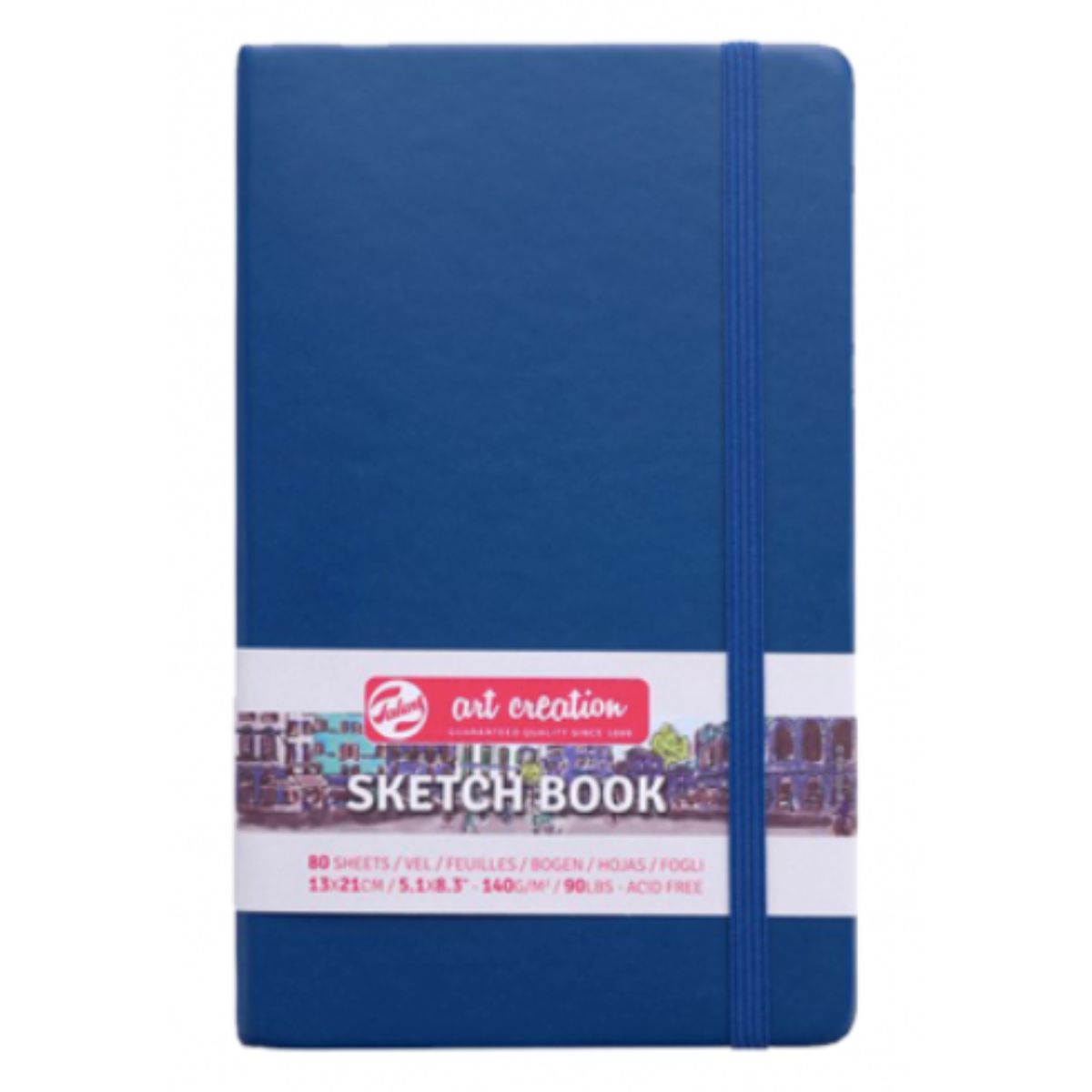 Libreta Art Creation Azul Marino 13X21Cm 140Gr 80Hjas.