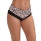 thumbnail image 4 of INSPIRE CHIC Bragas de mujer con encaje, estampado de leopardo, ultrafinas, de tiro medio, elásticas, ligeras y transpirables, talla L, marrón claro, 4 of 5