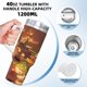 thumbnail image 5 of Vaso Térmico de Acero Inoxidable Desmarcar Los Tipos Malos 1180ml, 5 of 6