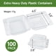 thumbnail image 2 of Dealusy 100 unidades de cajas transparentes de plástico resistente para pasteles, 2 of 7