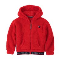 Sudadera Con Capucha Tommy Hilfiger Para Niñas Red Sherpa 12-14 Años