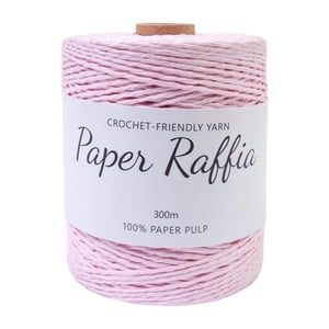 Bothyi - Hilo De Rafia Para Regalos De Crochet Diy Para Cestas Nido, Sombreros De Verano, Bolsos De Crochet Rosa Claro