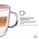 thumbnail image 5 of Set 4 Tazas Vidrio Doble Pared 230 ml Home Logics 1 un, 5 of 6