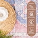 thumbnail image 3 of Alfombra Sofrug Vintage Honeycomb Ocean Pink 140 x 200 cm, 3 of 7