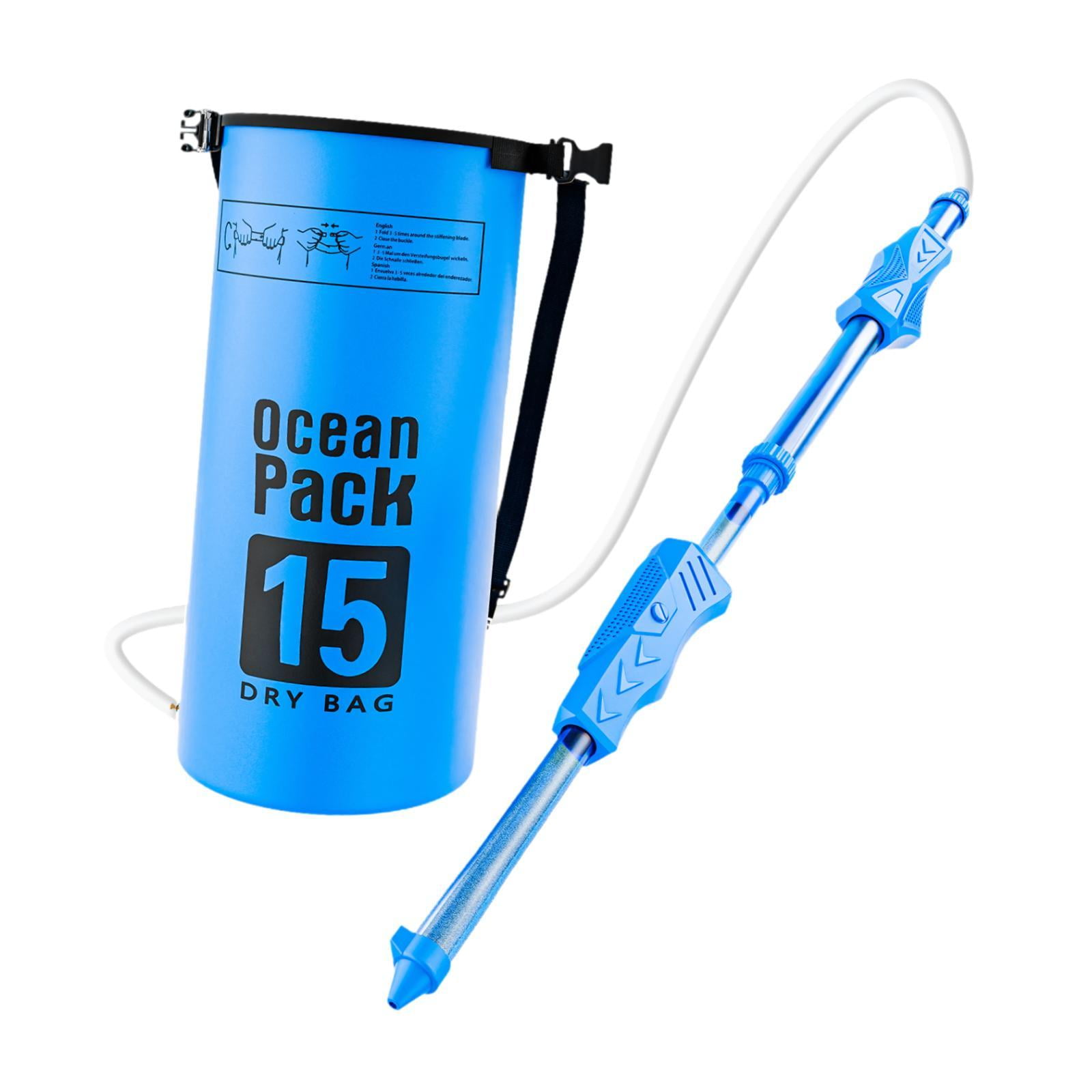 Magideal - Juguete De Joya De Agua De Mochila, Rociando Juguete Clima Caliente Para Niños Juego De Piscina Summer 15l Gran Capacidad Para Niños, Niñas Para Niños Azul