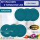 thumbnail image 2 of Tapas de repuesto KlareWare para recipientes de 4 tazas, tapas de plástico libre de BPA para Pyrex 7201 y Anchor Hocking (paquete de 6, turquesa) - Recipientes no incluidos, 2 of 7