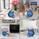 thumbnail image 4 of Despertador Peakeep Loud para personas que duermen mucho, metal, 11 cm, azul, 4 of 6