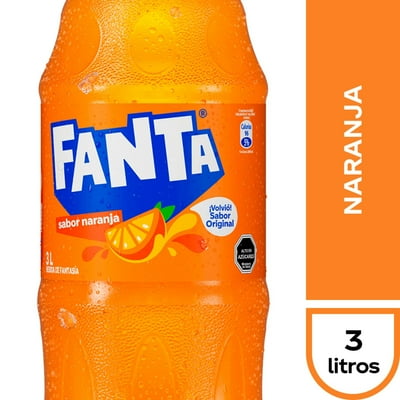 Bebida Naranja Original Botella 3 L Fanta