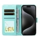 thumbnail image 3 of Funda Billetera FOXDOCK Compatible con Samsung Galaxy S24, Diseño Perrito Tierno, Ranuras para Tarjetas y Soporte Plegable, 3 of 6
