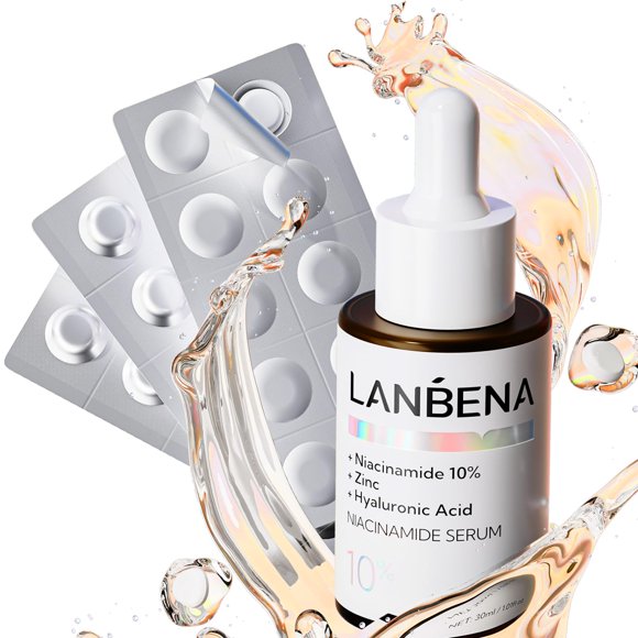 Serum LANBENA, revolucionario comprimido de vitamina C para rostro, 30 ml