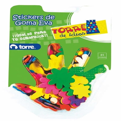 Stickers De Goma Eva 85 Un  Torre