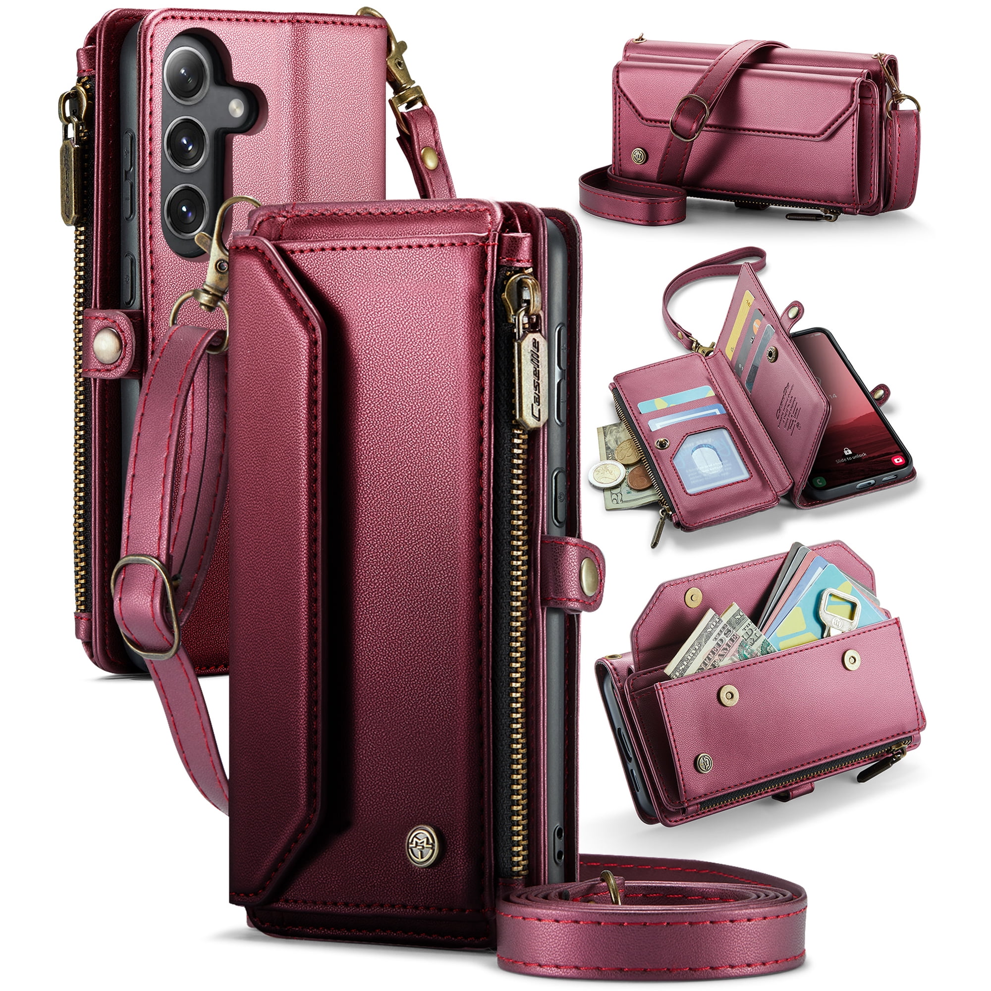 No Brand - Caseme Funda De Cuero Para Samsung Galaxy S25 6.2