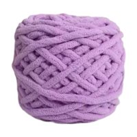 Bothyi - Hilo De Chenilla Grueso Y Suave Para Tejer A Mano, Mantas Tejidas Y Proyectos De Crochet, Morado